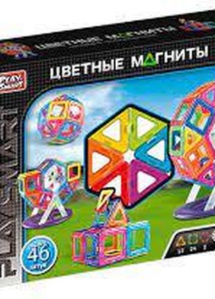 Детский магнитный конструктор Play Smart 2430 Цветные Магниты ...