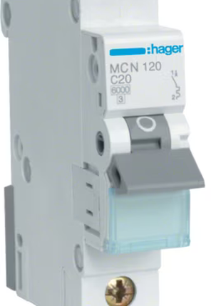 Автоматичний вимикач Hager MCN120E