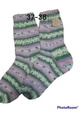 Носки  женские 37 - 38. вязаные шерстяные носки. женские носки...
