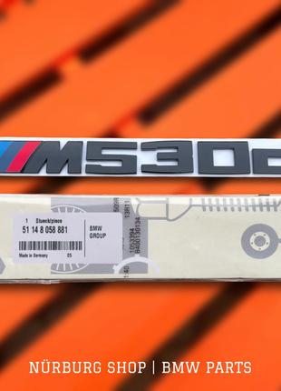 Шильд эмблема М 530d на багажник BMW E39 E60 E61 F07 F10 F11 G...