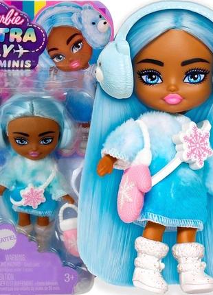 Barbie Extra Mini Minis Winter лялька барбі екстра міні мінс з...