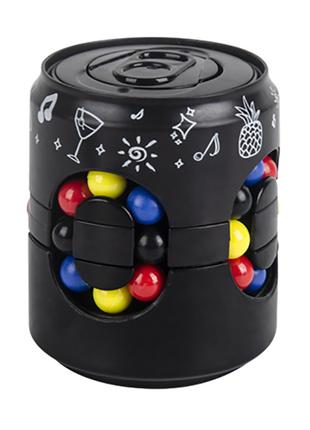 Головоломка антистресс Fidget Cans Cube 2.0 Черный