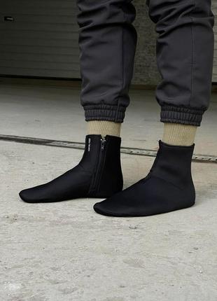 Термошкарпетки thermal mest чоловічі чорні із змійкою
