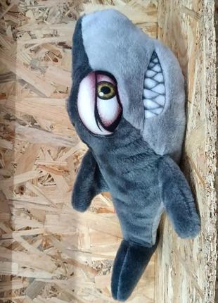 Детская мягкая игрушка плюшевая мультяшная акула