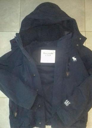 Супер куртка зимняя бренда abercombie &amp;fitch размер l (48р.).