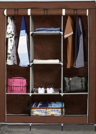 Складана каркасна тканинна шафа Storage Wardrobe 88130, шафа н...