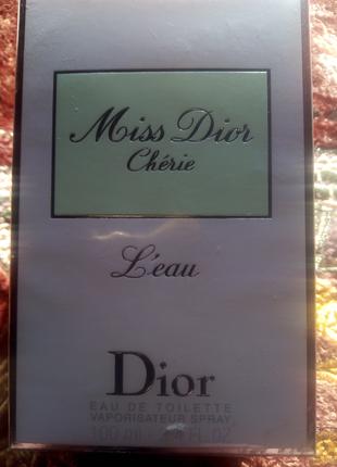 Парфуми Miss Dior Cherie L'eau 100мл, оригінал