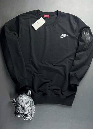 Черная кофта nike