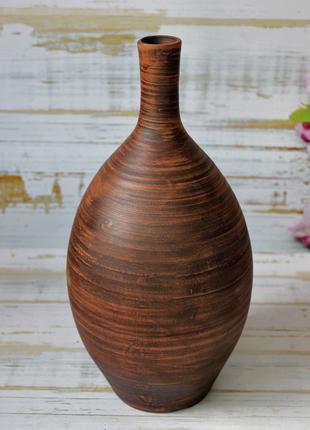 Гончарная ваза ручной работы Пегас h32 см