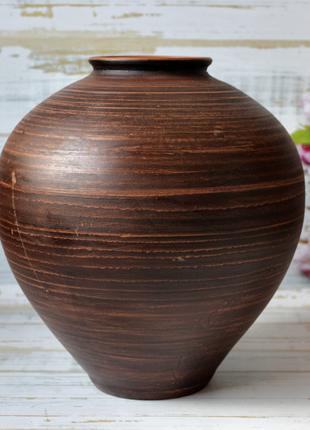 Гончарная ваза ручной работы Ореол h30 см