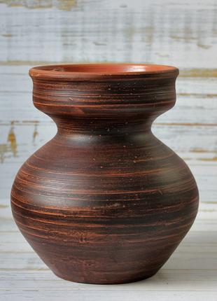 Гончарная ваза ручной работы Лира h 20 см