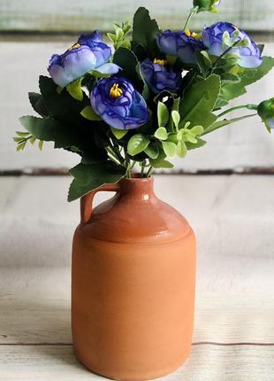 Гончарная ваза ручной работы Сухоцвет h17
