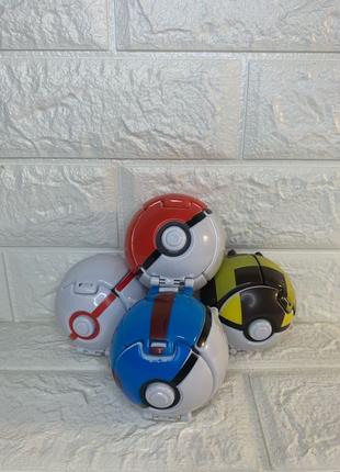 Покебол трансформер  7 см , покемон , покебол шар , Pokémon
