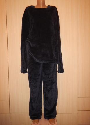 Флисовый велюровый домашний костюм пижама city comfort p.xxl