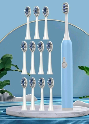 Електрична зубна щітка Sonic H1 ультразвукова ipx7 - 8 насадки, т