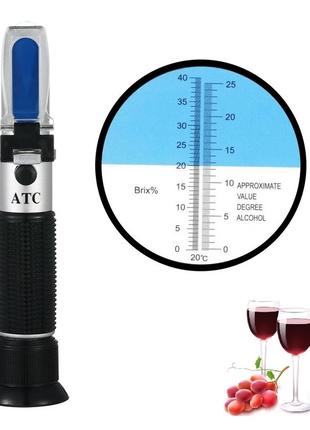 Рефрактометр вина, винограда 0-40% Brix для измерение плотност...