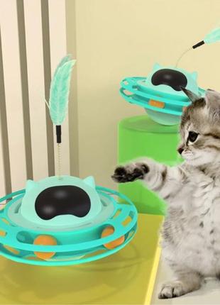 Інтерактивна іграшка-неваляйко для кішок
