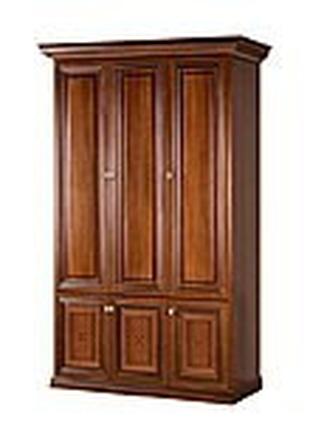 Шафа 3-дверна Терра, кольору: Корінь горіха, беж Гоа