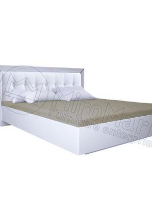 Кровать 1,60 без подъемника с мягкой спинкой Белла без каркаса