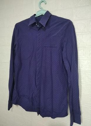 Рубашка, рубашка фиолетового цвета мужская