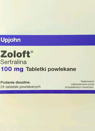 Zoloft 100 мг 28 шт сертралин Lustral Люстрал Золофт