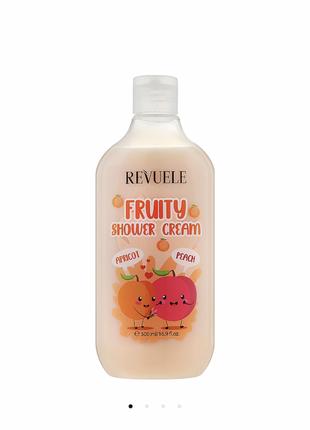 Крем для душу абрикос і персик Revuele Fruity Shower Cream Apr...