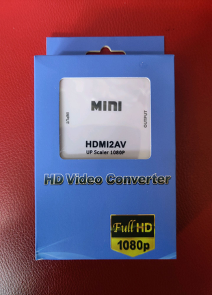 Конвертер HDMI2AV HDMI на AV ( RCA / тюльпаны ) 1080p с питанием