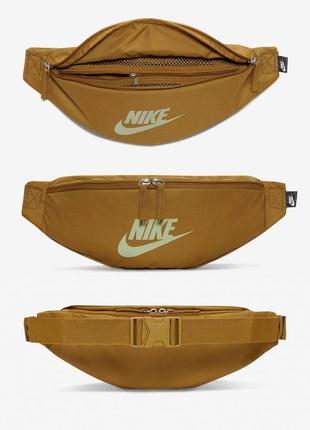 Nike nk heritage waistpck db0490-382 сумка на пояс плечо банан...