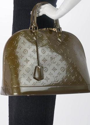 Сумка louis vuitton alma monogram кожаная оригинал монограмная