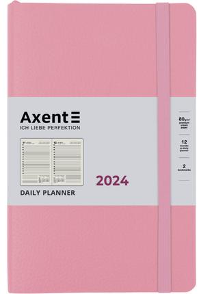 Щоденник 2024 Axent Partner Soft Skin 8810-24-24-A, 145x210 мм...
