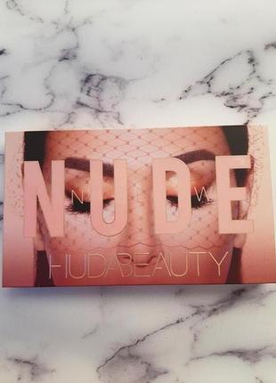 Палетка теней huda beauty new nude