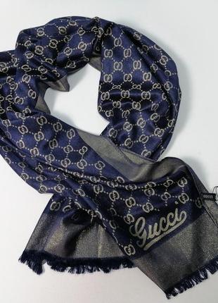 Gucci шарф шаль шелк