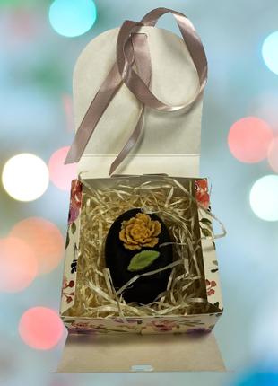 Мило ручної роботи Троянда + скраб (мелена кава) в подарункові...