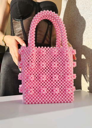 Рожева жіноча сумка