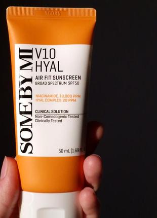 V10 hyal air fit sunscreen spf50 - 50ml