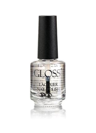 Лак для ногтей lacquer nail polish gloss clear, 11 мл