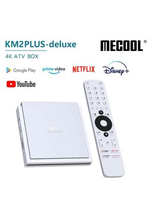 MECOOL KM2 PLUS Deluxe 4/32, Amlogic S905X4, WiFi6, 4K, Netflix