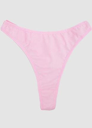 Трусы женские тонг, цвет розовый, размер S-M, 242R100