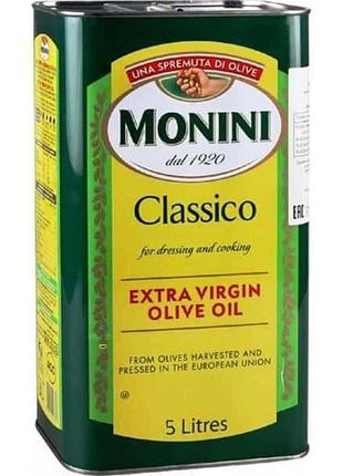 Оливковое масло monini classico 5л