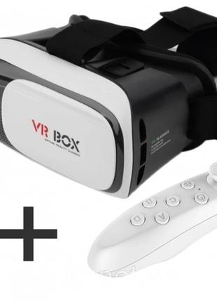 Окуляри віртуальної реальності VR BOX 3D для смартфона з пульт...