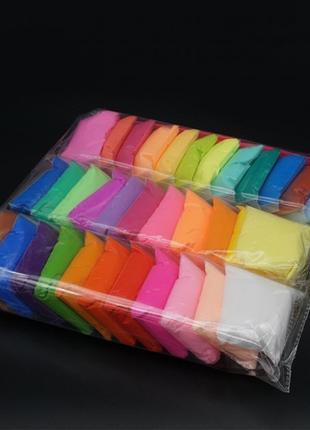 Легкий воздушный пластилин Light Clay 36 цветов с инструментами