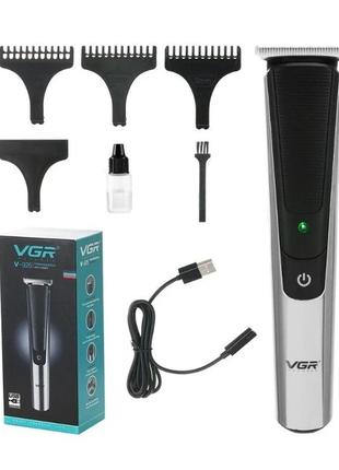 Аккумуляторный триммер для для стрижки волос VGR V-926 с USB-к...