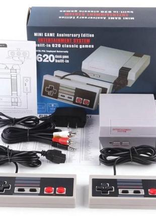 Игровая ретро приставка GAME NES с 2мя джойстиками, 620 игр