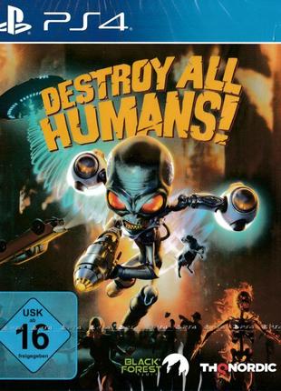 Ігра для Playstation 4 Destroy All Humans! (PS4, рос субтитри)