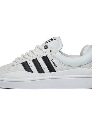 Adidas campus bad banny white