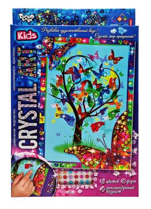 Набір креативної творчості "crystal art kids" дерево cart-01-0...