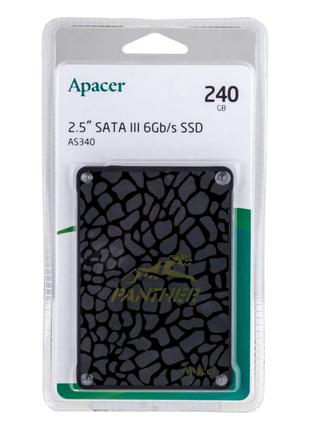 SSD Диск Apacer AS340 240GB 2.5" 7mm SATAIII Standart (AP240GA...