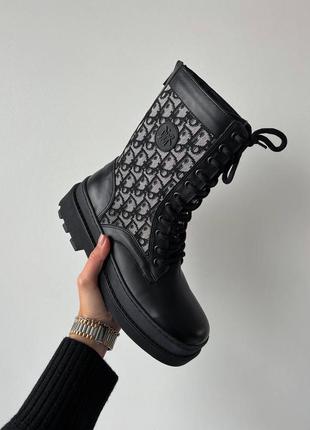 Черевики dior boot 2.0 black