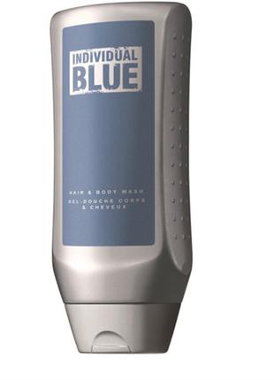 Шампунь-гель для душа Мужской Individual Blue (250 мл) Avon Ин...