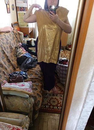 Платье золотое с пайетками